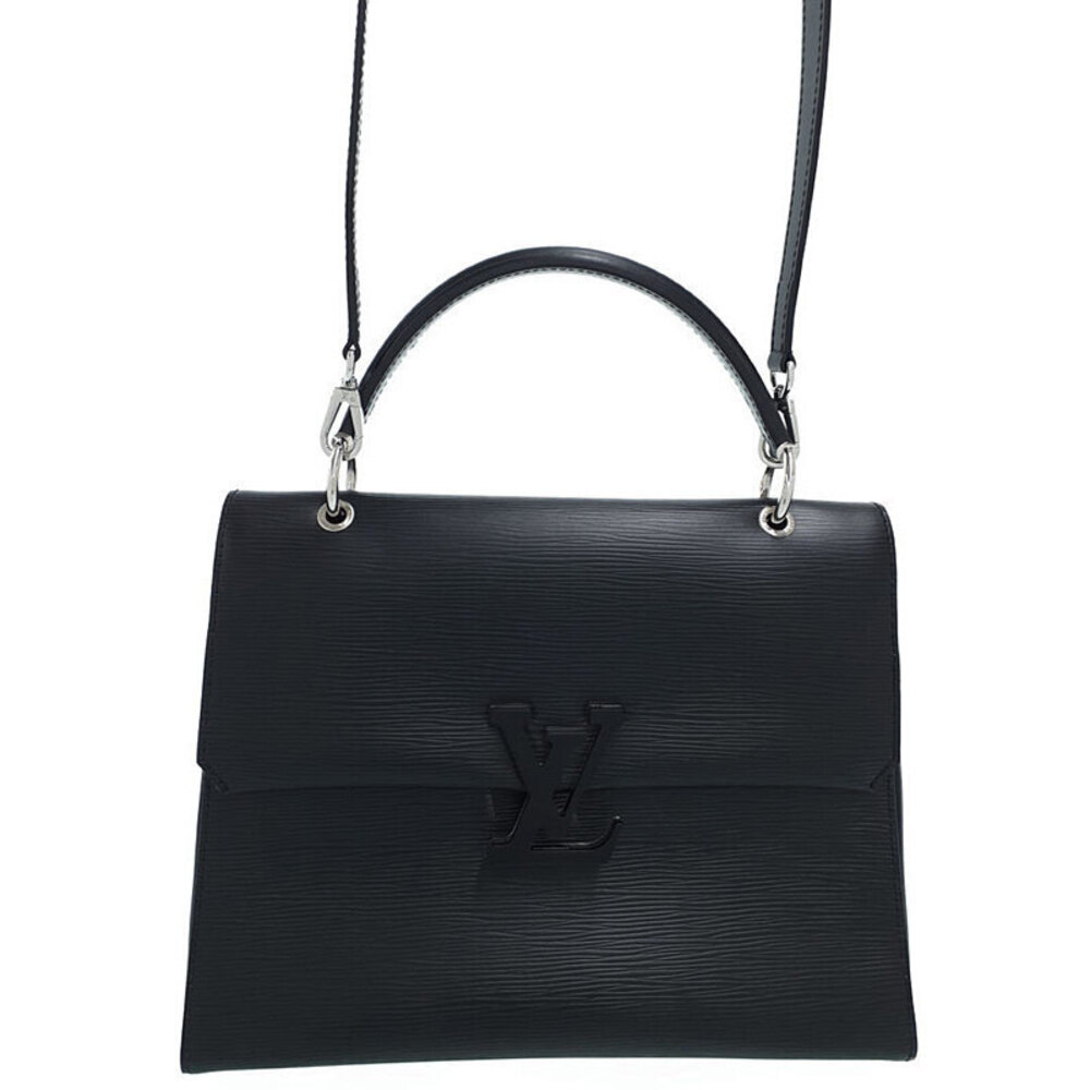 Louis Vuitton Epi Grenelle Shoulder Bag Black